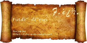 Futó Áron névjegykártya