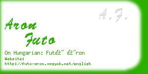 aron futo business card